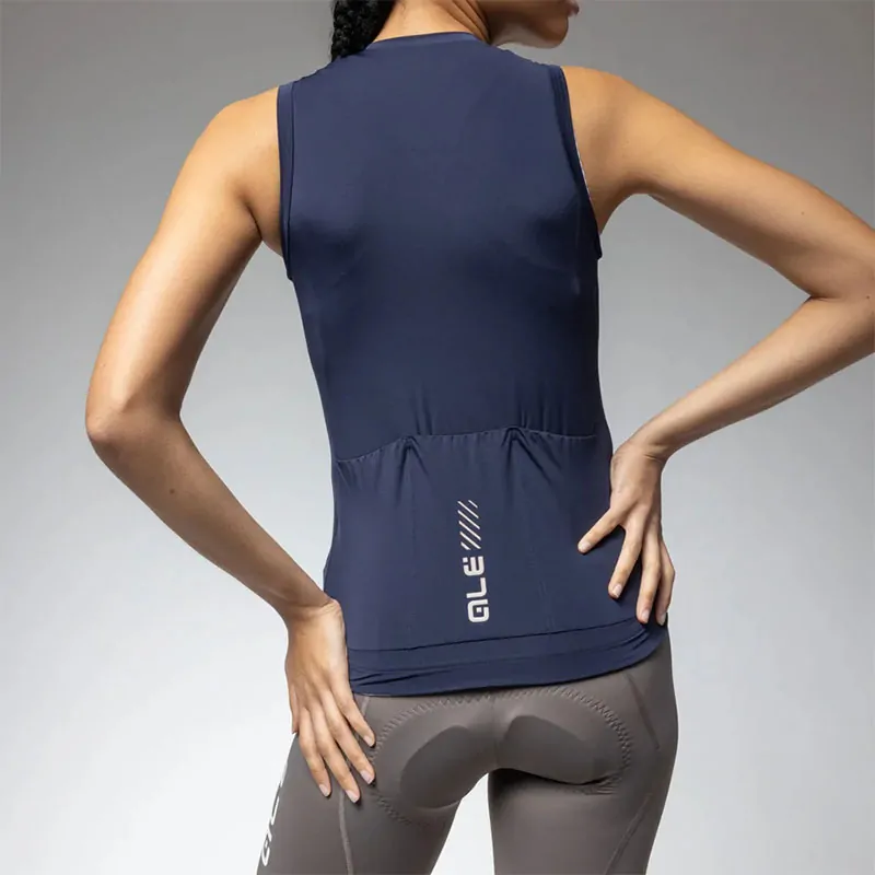 ALè MAGLIA ESTIVA DONNA Senza maniche PRAGMA COLOR BLOCK BLU MARINO - immagine 5