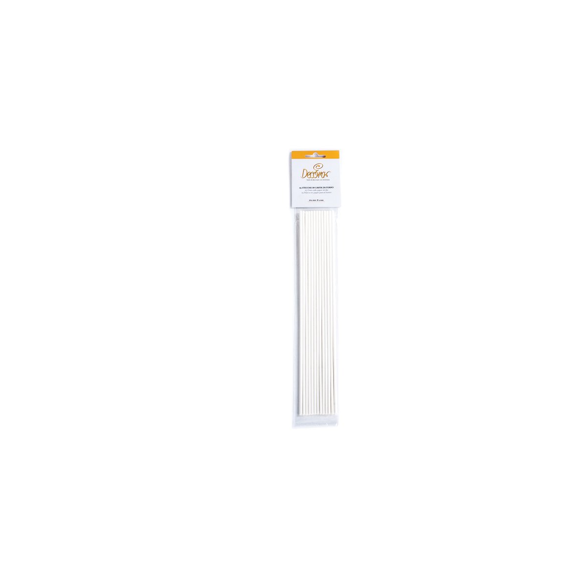 Pioli per torte in polipropilene conf pcs.8 diam cm 0,8 h 30 art 9260156 DECORA - immagine 2