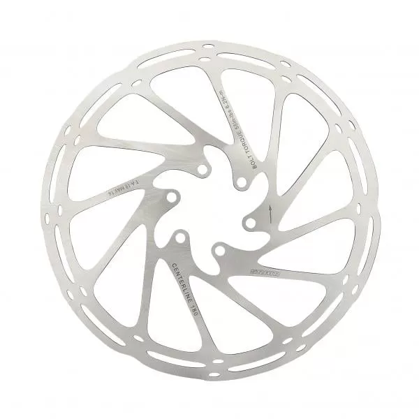 SRAM DISCO CENTERLINE 6 FORI ARGENTO 160mm - immagine 2