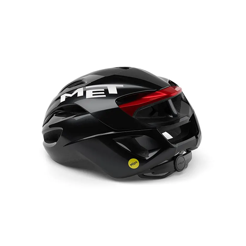 MET CASCO RIVALE MIPS NERO ROSSO LUCIDO - immagine 4